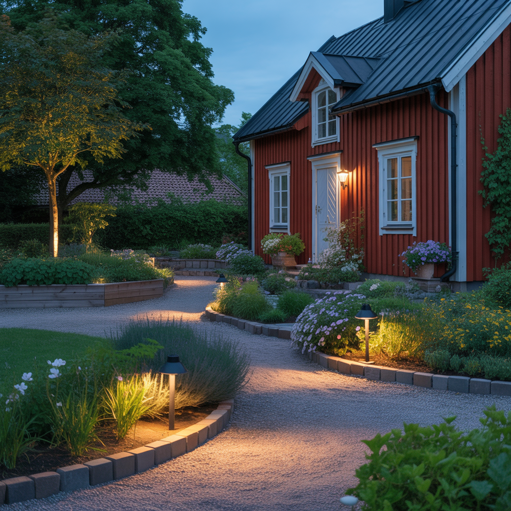 4.Inspirerande ider for utebelysning i tradgarden